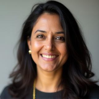 Headshot of Anjali Sharma, Head of Theatre Studies